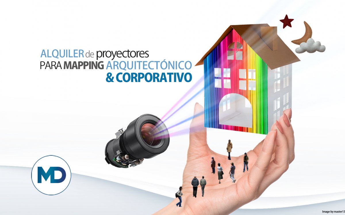 Video projector rental for corporate and architectural mapping   