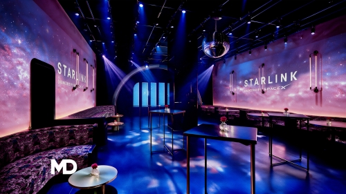 MD instala los audiovisuales para el evento inmersivo 280º de Starlink en The Barcelona Edition