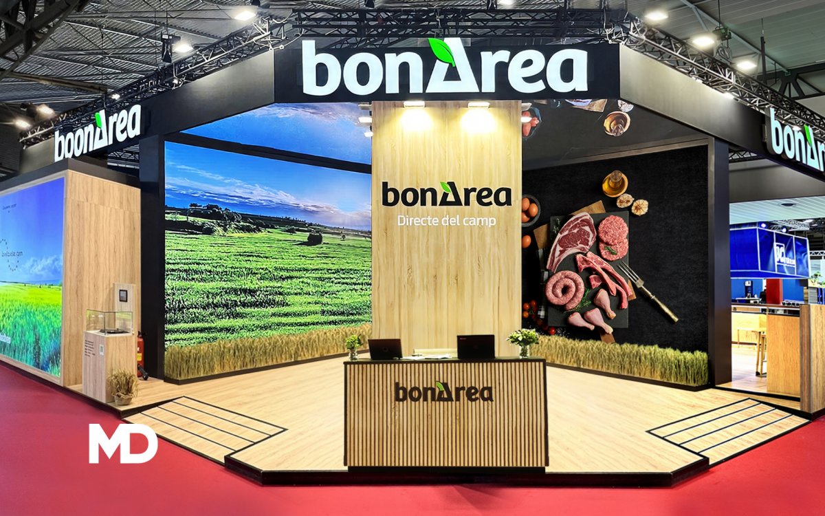 MD Installs Audiovisual Equipment at Various Stands at the Alimentaria Trade Fair